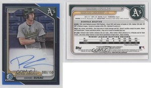 2024 Bowman Chrome Prospect Auto Blue Refractor /150 Daniel Susac #CPA-DS Auto