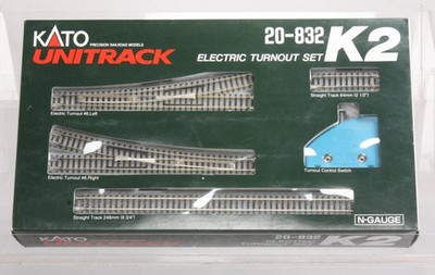 Kato Unitrack 20-832 N-Gauge Turnout Set K2