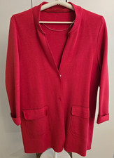 🍀NEU SuZa Jacke * Rot Gr. 46 XL Scuba Jersey offenkantig * sehr guter Zustand🍀