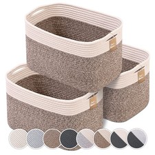 Cotton Rope Baskets For Organizing  Storage Baskets For Shelves  Rope Basket F