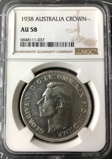 1938 Australia Crown [NGC AU58]