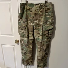 US Army Combat Pants Large 35-39 Waist Vintage Ripstop Trousers Mens Army USGI