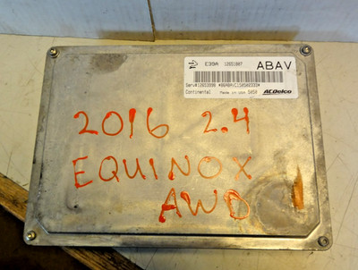 13-16 Equinox 12653998 AB5M Computer Brain Engine Control ECU ECM EBX Module