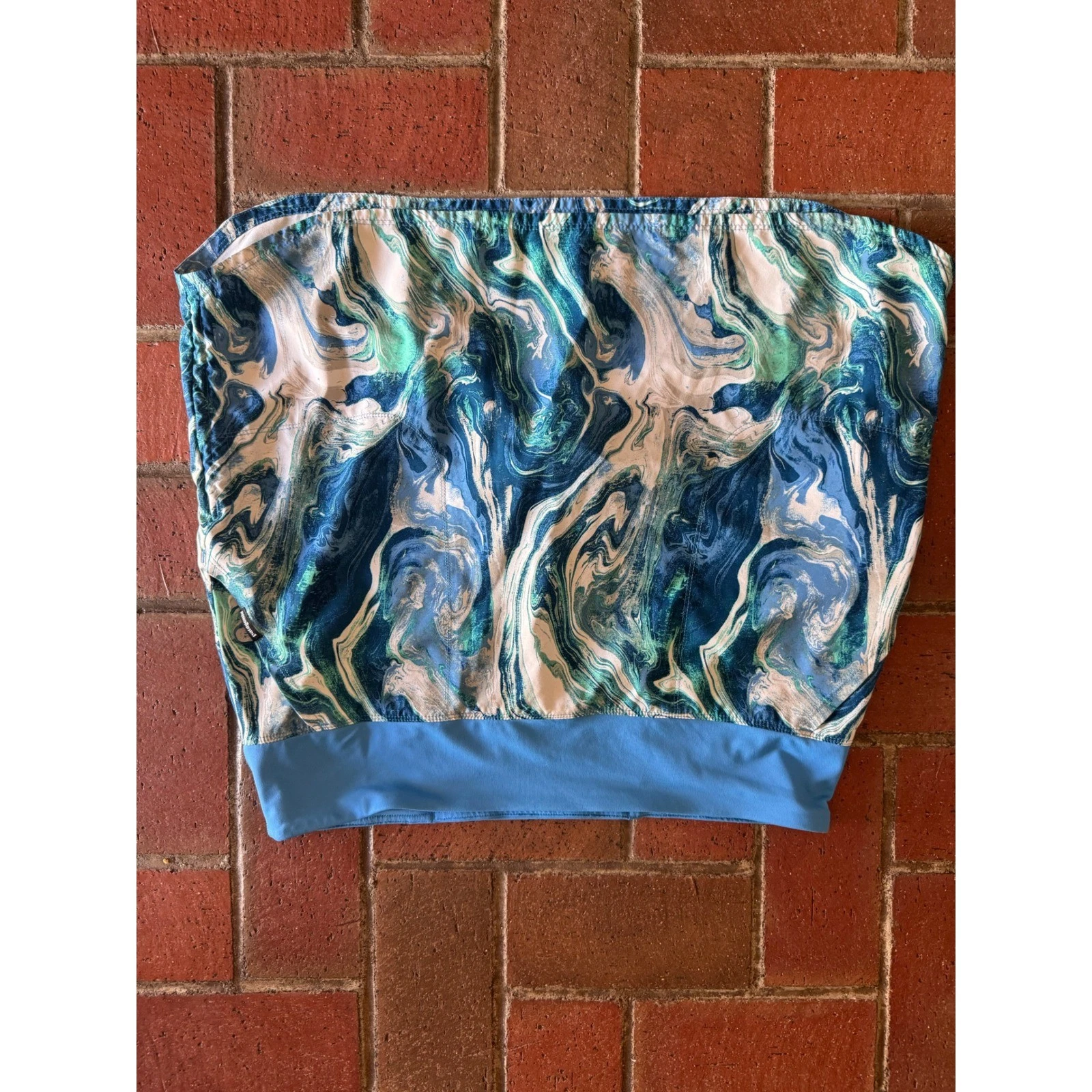 Patagonia Womens Blue Green Marble Swirl Active Skort Size L Hiking Running
Opens in a new window or