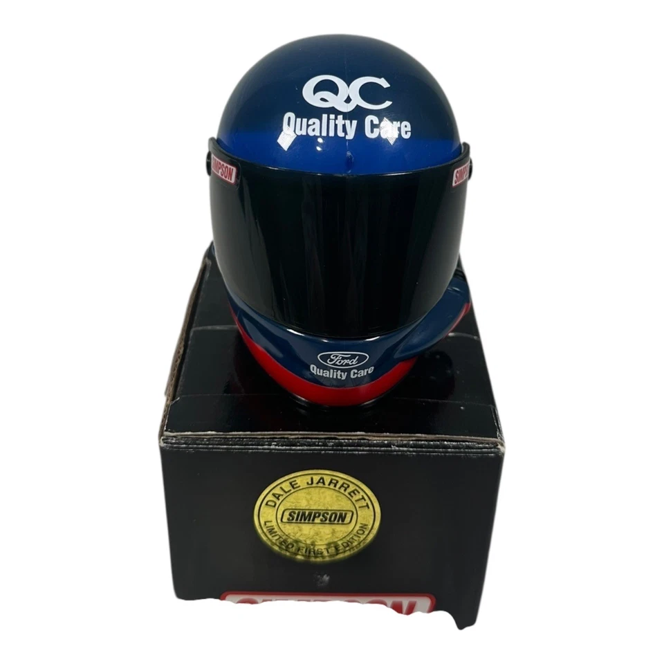 Casco de carreras Ford Dale Jarrett Simpson cuidado de calidad limitada primera edición Foto 2 de 4