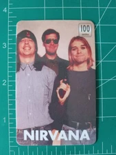 1997 MCI INTERNATIONAL PHONE CARD NIRVANA GROUP KURT COBAIN KRIST DAVE GROHL 