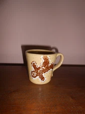 Christmas Cup Pottery Gingerbread Man 1998