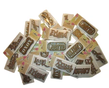 Crafters Square Lot Of 25 Laser Cut Craft Words Wood 3pc Per Package