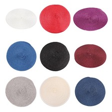 Elegant Vintage Fascinator Hat Base DIY Round Saucer for Tea Party Costume