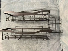 Bathroom Caddy Organizer Shelves & Toothpaste Holder- NO ADHESIVE HOOKS