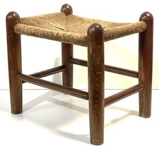 Antique Primitive Wood Foot Stool