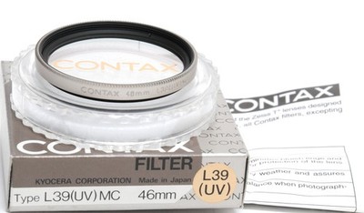 @ Contax Filter Type L39 UV MC 46mm original boxed Mint Condition