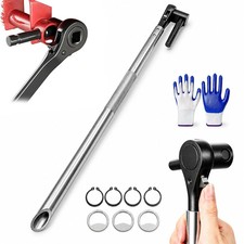 Ratchet Cargo Winch Tensioner Wrench, 18, 22Inch Heavy Duty Ratcheting Winch Bar