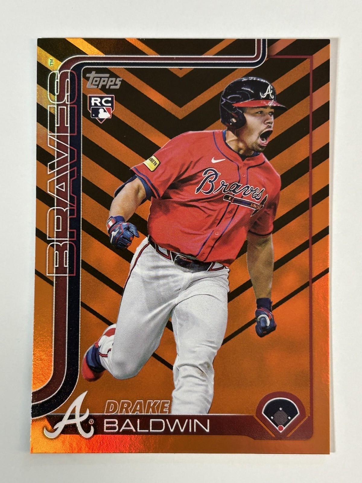 Drake Baldwin 2025 Topps Update (RC,SP) Rookie Holiday Halloween Foil #US87