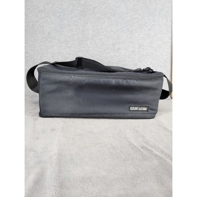 Case Logic 30 Capacity Cassette Tape Storage Bag Black Nylon Shoulder Strap Case