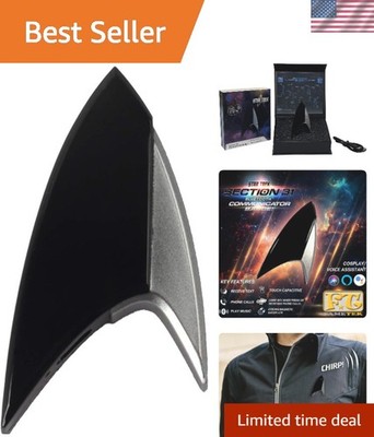 Star Trek Section 31 Bluetooth ComBadge with Chirp Sound Effect, Star Trek Co...