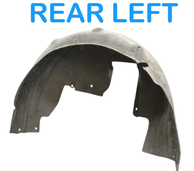 Guardabarros trasero izquierdo BMW 328i Active Hybrid 3 12-19 protector contra salpicaduras OEM Foto 3 de 4