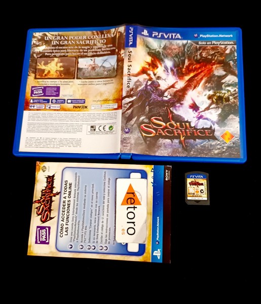 SOUL SACRIFICE Sony ps vita PSVita Pal España Español PSV Reversible Cover
