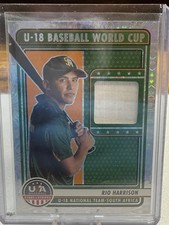 2023 Panini Stars & Stripes USA Baseball #U18-RH Rio Harrison U-18 World Cup