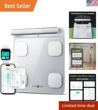 Sleek Stainless Steel Smart Scale with App Sync for Comprehensive Body Analysis