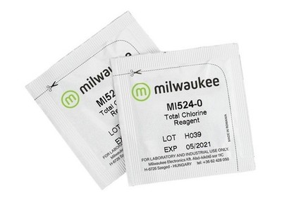 Wassertest Aquarium Milwaukee MI524-25 Pulverreagenz gesamtes Chlor 2 x25 Stück 