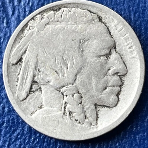 1913-s type 1 buffalo nickel. Good-very Good Details. From Original Collection!!
