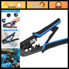 RJ45 Crimping Tool for Cat5 Cat5e Cat6 Ethernet Cables - Non-Pass Through Type