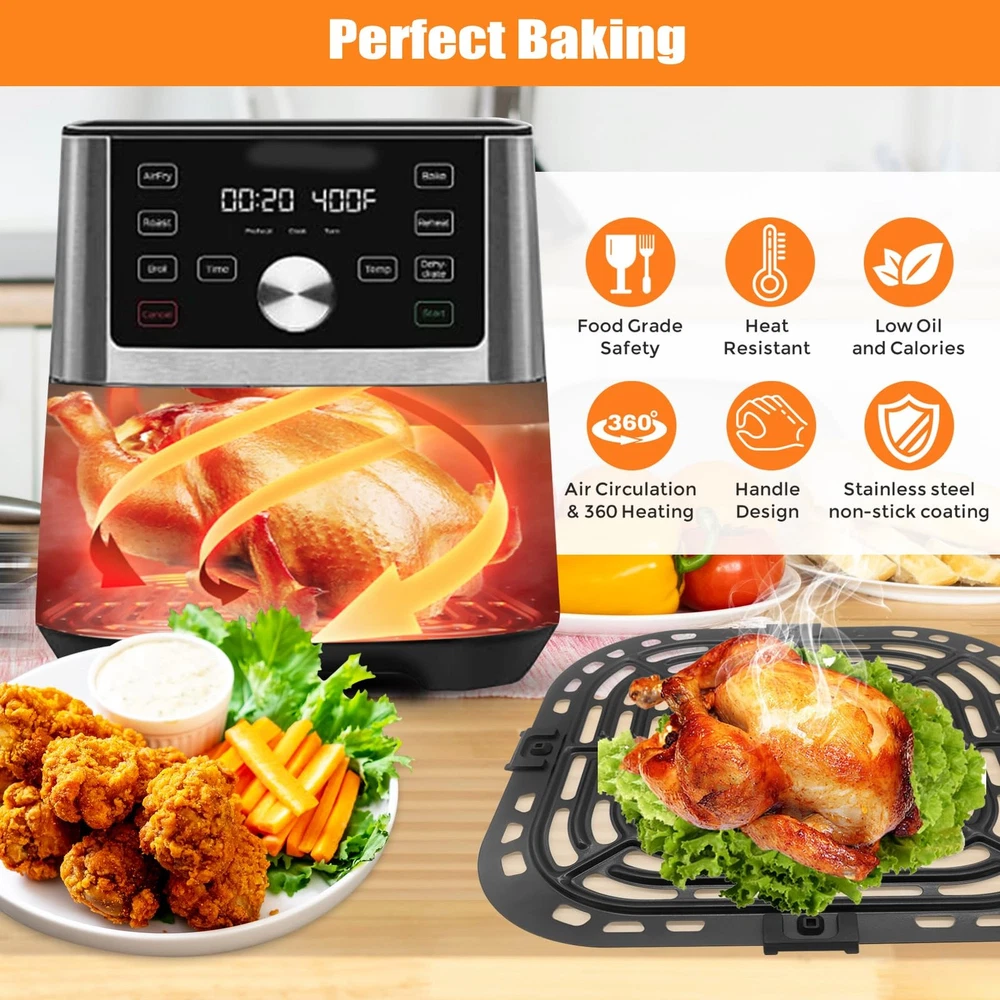 Instant Pot Vortex Plus 6-in-1 Air Fryer Accessories for Gourmia GAF735 6 QT Instant Pot Vortex Plus 6-in-1 Air Fryer Accessories for Gourmia GAF735 6 QT
