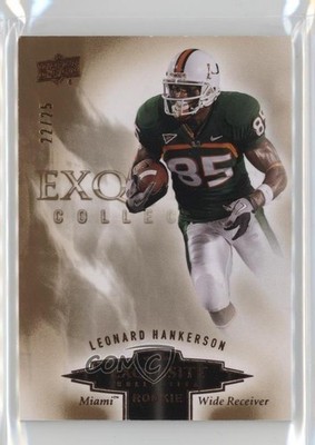 2010 Upper Deck Exquisite Collection Rookies /99 Leonard Hankerson #ER-LH 4at