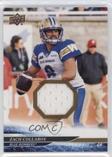 2025 Upper Deck CFL Jersey Zach Collaros #6 1lm9