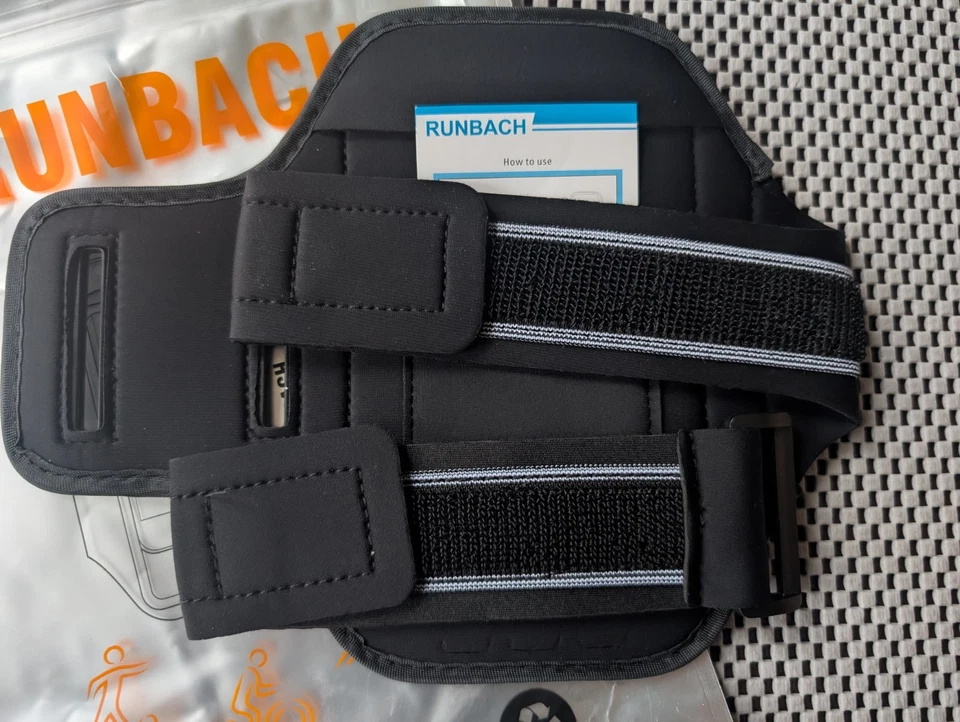 RUNBACH Back Neoprene Sweatproof Running Armband for Google Pixel Devices NEW - Image 4 of 4