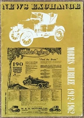 NUFFIELD NEWS EXCHANGE Car Dealers Magazine SEPT/OCT 1962 Morris Jubilee 50 YRS