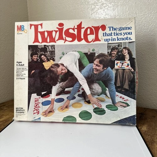 Vintage 1974 Milton Bradley Board Game Twister
