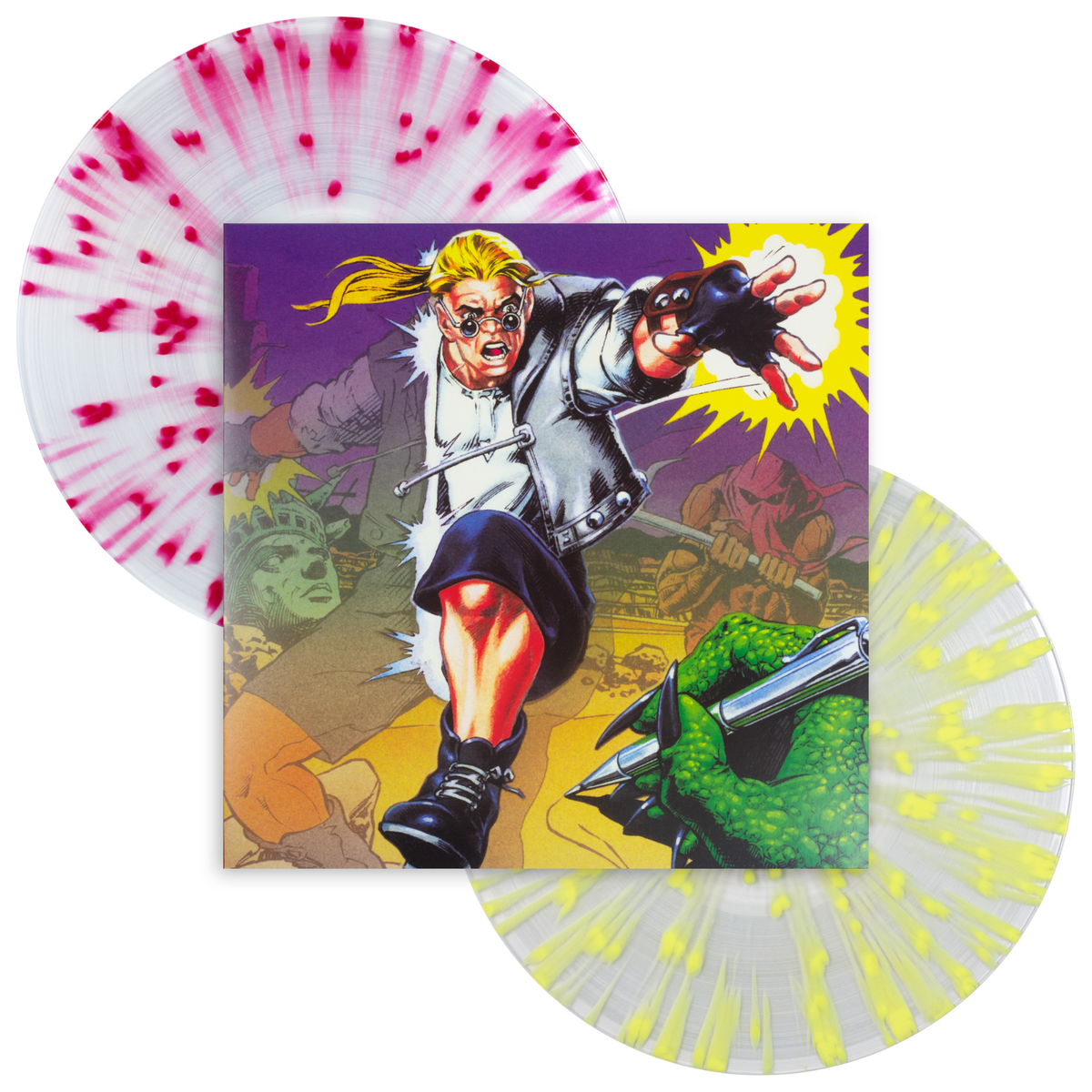 Comix Zone Original Game Vinyl Soundtrack 2xLP Red Yellow