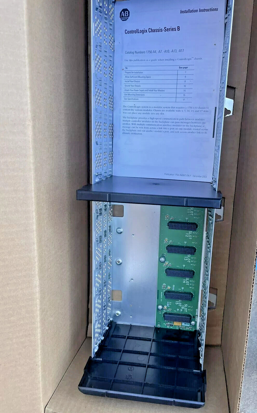 Allen-Bradley 1756-A17 B ControlLogix Chassis
