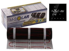 Elektrische Fußbodenheizung 200W elektro Bodenheizung Set elektrisch Fliese Bad