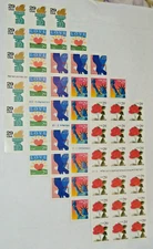 Five Booklets x 18 = 90 of Different Assorted Mixed Designs of 29¢ US Stamps USA