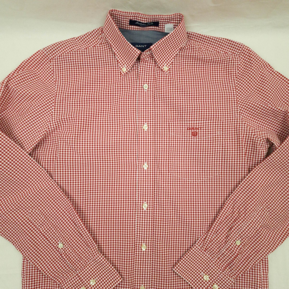 CHEMISE HOMME GANT MANCHES LONGUES TAILLE L TRÈS BON ÉTAT
