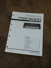 Yamaha Portatone Keyboard PSR-6000 Service Repair Shop Manual Schematics