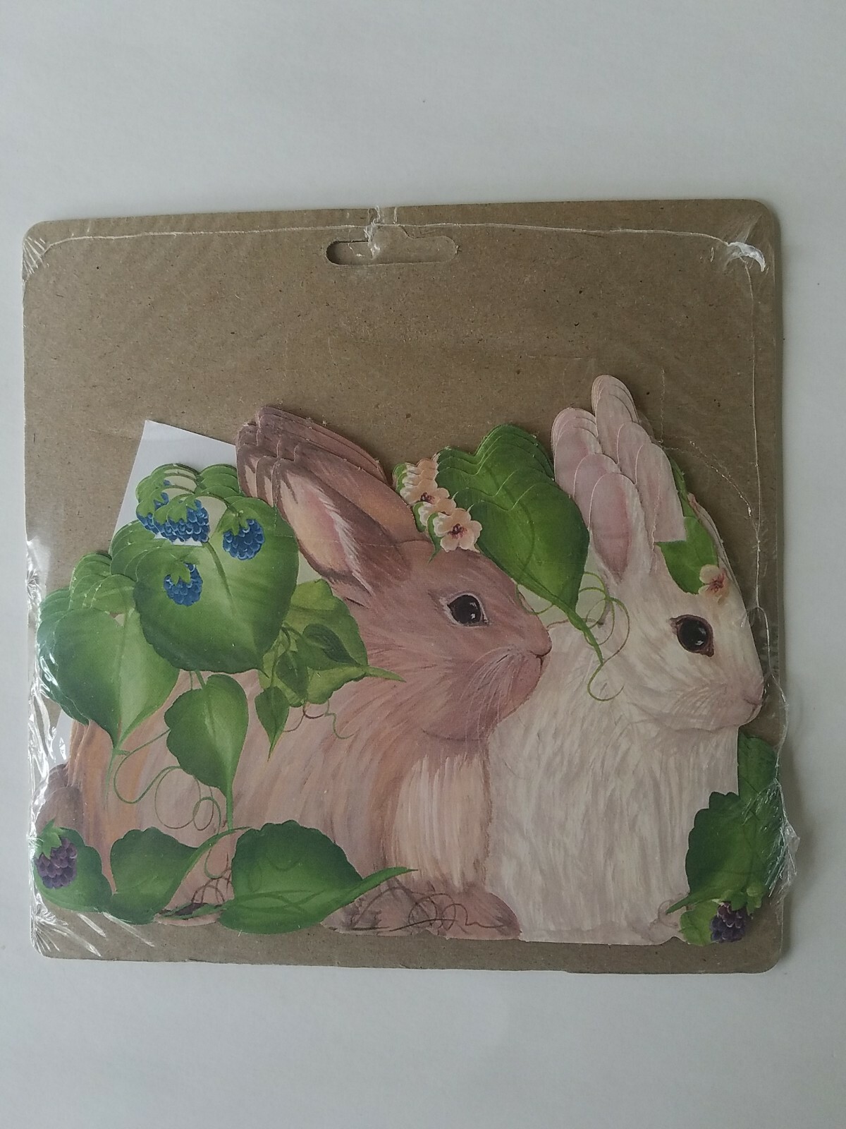 Donna's Wallpaper Cutouts Rabbits NIP