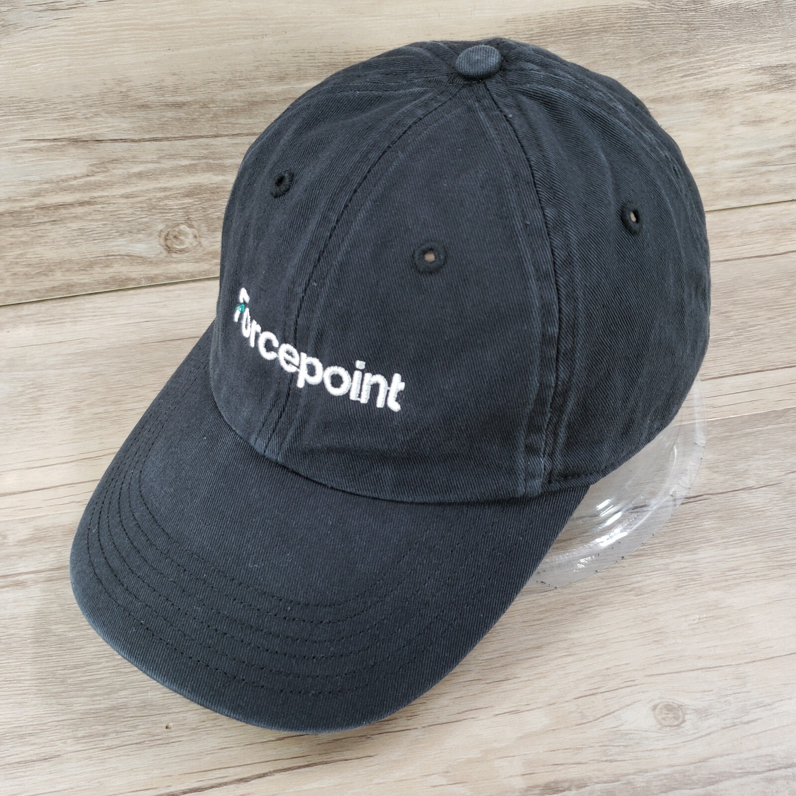 Forcepoint Logo Hat Cap Strap Back Black Cotton S… - image 5