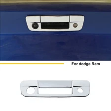 Exterior Tailgate Rear Door Handle Decor Cover For Dodge RAM 1500 2010-17 Chrome