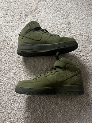Nike Air Force 1 Mid '07 Legion Green 2017 Sz 10 EXCELLENT