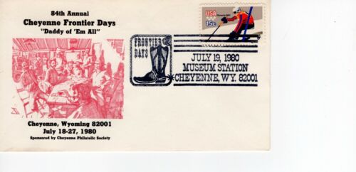 CHEYENNE FRONTIER DAY, MUSEUMSSTATION, CHEYENNE, WY 1980 FDC8551 - Bild 1 von 1
