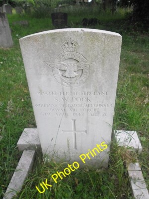Foto 6x4 Ein Mittagsbesuch auf dem West End Cemetery (vii) Hatch Bottom auch c2015