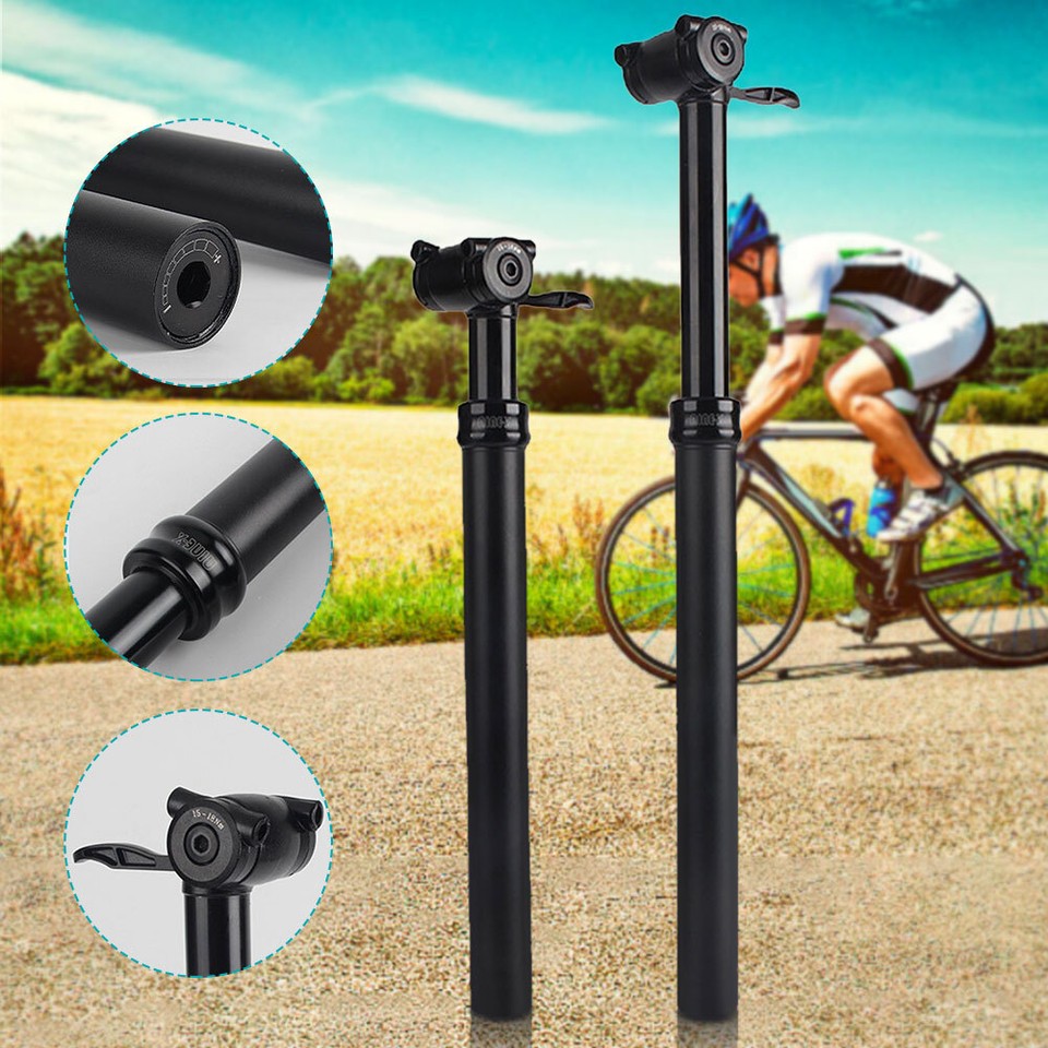 Durable Dropper Seatpost Manual Seat Post Height Adjustable Cycling
