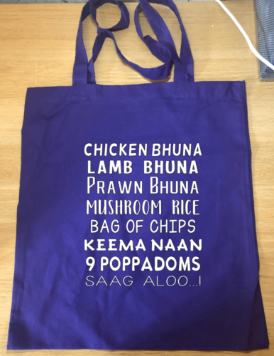 Gavin & Stacey Tote Shopping Bag Smithy Quote Indian Takeaway Curry Funny  TV | eBay