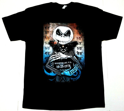 Nightmare Before Christmas T-shirt Jack Skellington Halloween Tee