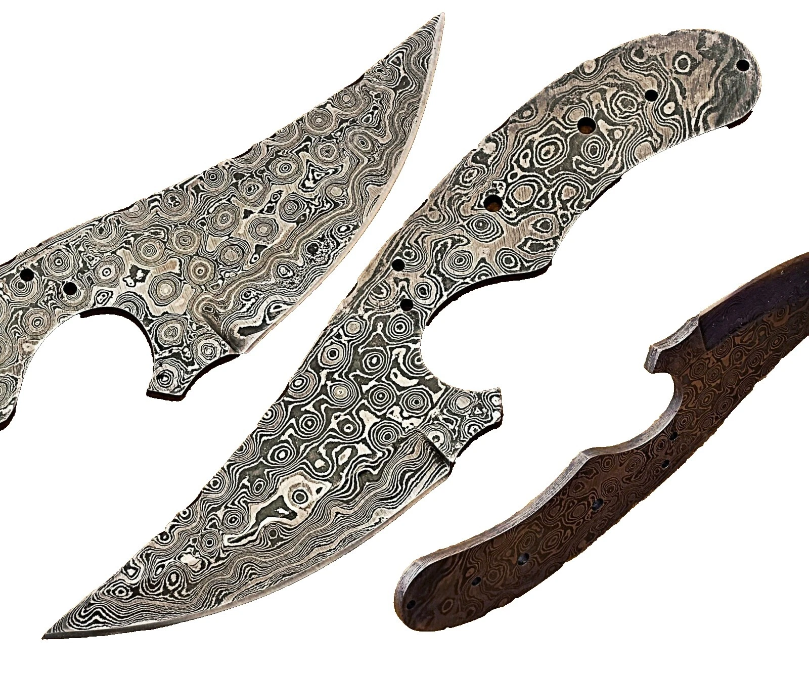 Damascus Steel Blade Full Collectible Knife, Sword & Blade Parts & Supplies
