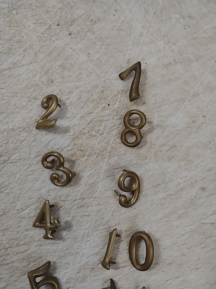 ANTIQUE WALL CLOCK NUMBERS eBay